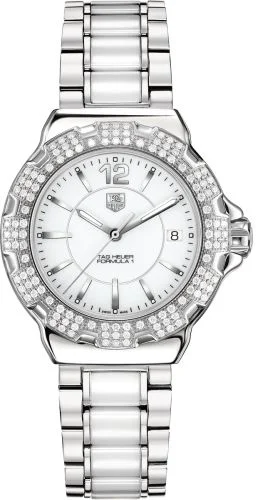 Formula 1 Quartz 37 Stainless Steel / Diamond / White / Bracelet