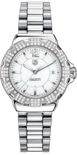 Formula 1 Quartz 37 Stainless Steel / Diamond / White / Bracelet