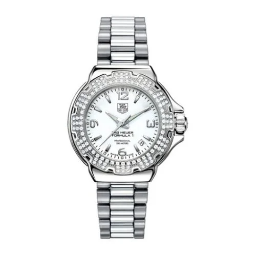 Formula 1 Quartz 37 Stainless Steel / Diamond / White / Bracelet