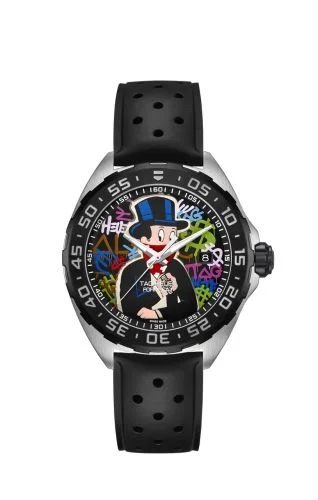 Formula 1 Quartz 41 Stainless Steel / Alec Monopoly / Rubber