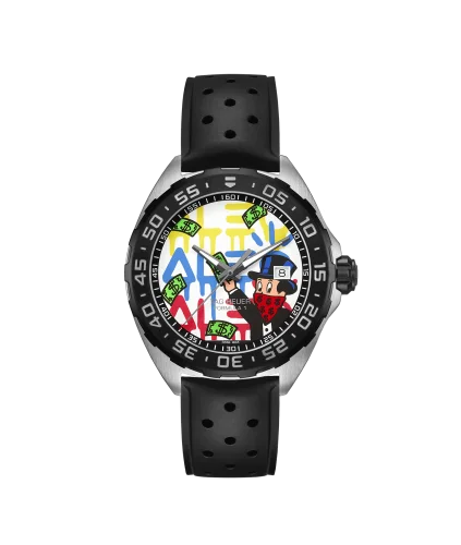 Formula 1 Quartz 41 Stainless Steel / Alec Monopoly / Rubber