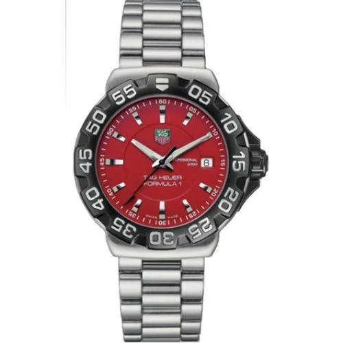 Formula 1 Quartz 41 Stainless Steel / Red / Bracelet
