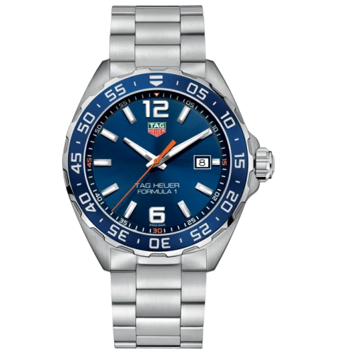 Formula 1 Quartz 43 Stainless Steel / Blue / Bracelet
