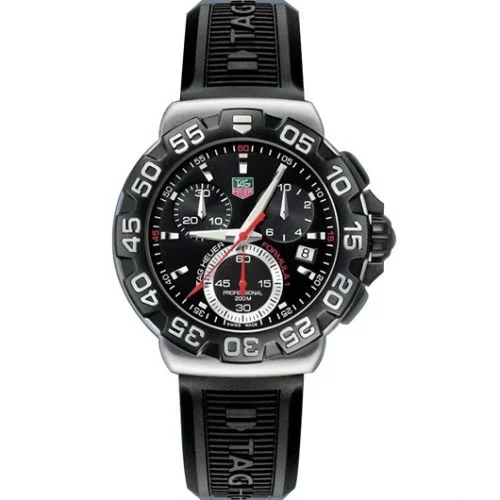 Formula 1 Quartz Chronograph 41 Stainless Steel / Black / Rubber