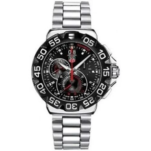 Formula 1 Quartz Chronograph Big Date 44 Stainless Steel / Black / Bracelet