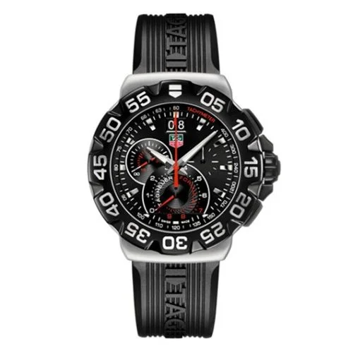 Formula 1 Quartz Chronograph Big Date 44 Stainless Steel / Black / Rubber