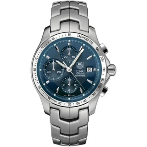 Link Automatic Chronograph Stainless Steel / Blue