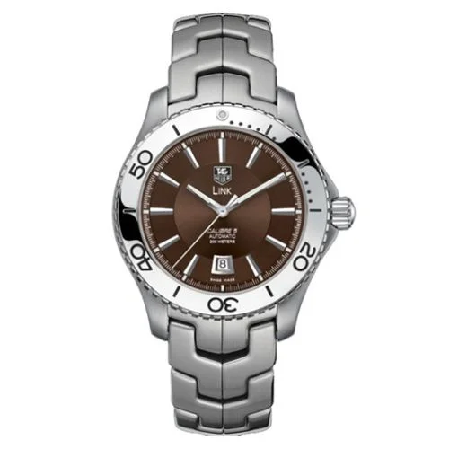 Link Calibre 5 Stainless Steel / Brown