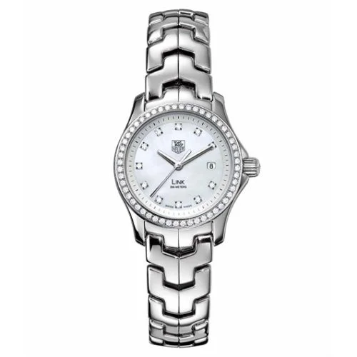 Link Quartz 27 Stainless Steel - Diamond / MOP