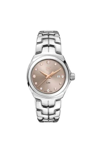 Link Quartz 32mm Stainless Steel / Beige