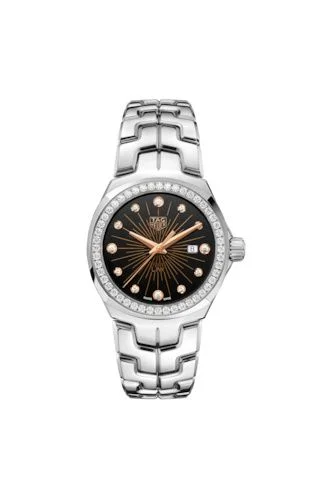 Link Quartz 32mm Stainless Steel / Diamond / Black