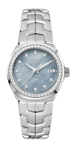 Link Quartz 32mm Stainless Steel / Diamond / Blue MOP