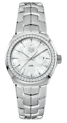 Link Quartz 32mm Stainless Steel / Diamond / MOP