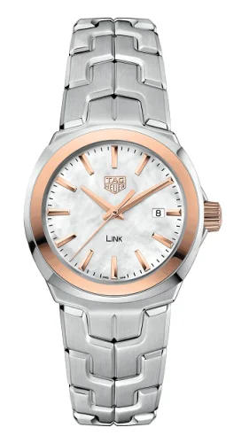 Link Quartz 32mm Stainless Steel / Rose Gold / MOP