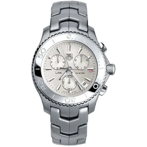 Link Quartz Chronograph 1/10th Stainless Steel / Sivler