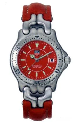 S/EL Quartz 33 Stainless Steel / Red / Strap
