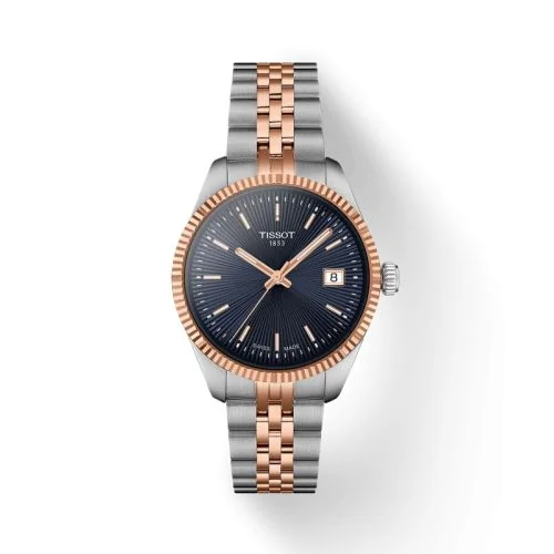 Ballade 34 Stainless Steel - Rose Gold / Blue / Bracelet