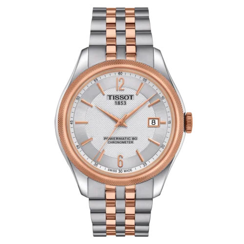Ballade Powermatic 80 41 Stainless Steel / Rose Gold PVD / Silver / Bracelet