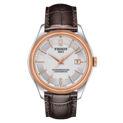 Ballade Powermatic 80 41 Stainless Steel / Rose Gold PVD / Silver / Strap