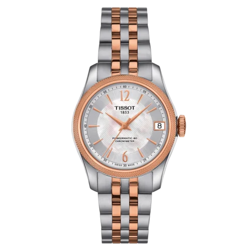 Ballade Powermatic 80 COSC 32 Stainless Steel / Rose Gold PVD / MOP / Bracelet