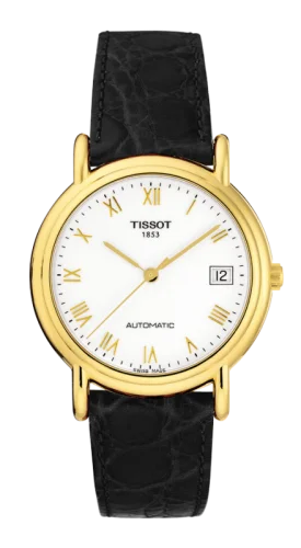 Carson Automatic 35.5 Yellow Gold / White / Strap