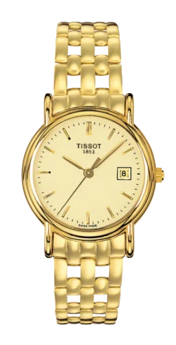 Carson Quartz 27 Yellow Gold / Champagne / Bracelet