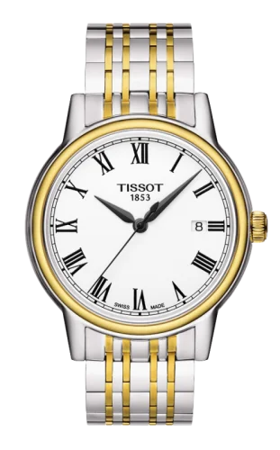 Carson Quartz 40 Stainless Steel / Yellow Gold PVD / White / Bracelet