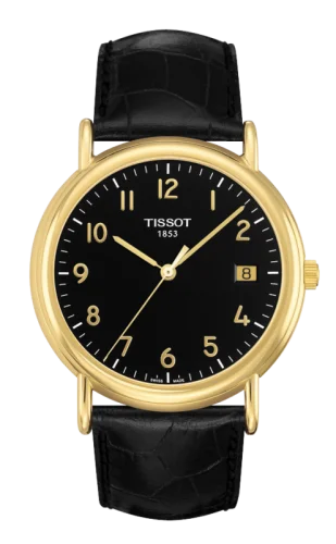 Carson Quartz 40 Yellow Gold / Black / Strap