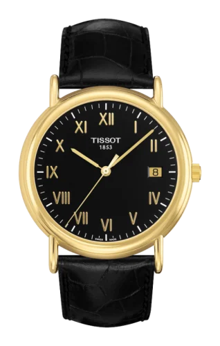 Carson Quartz 40 Yellow Gold / Black / Strap