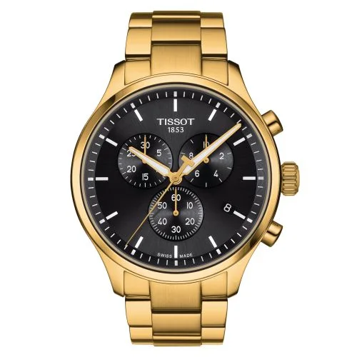 Chrono XL Classic Yellow Gold / Black / Bracelet