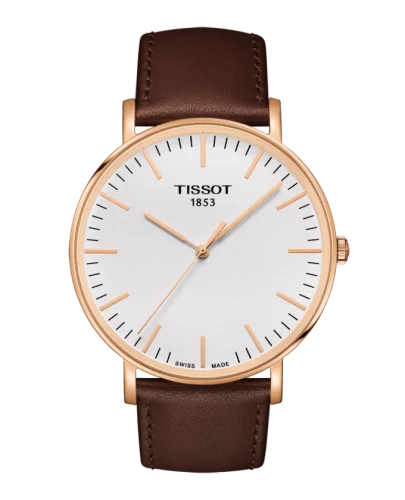 Everytime Large Rose Gold PVD / Silver / Strap