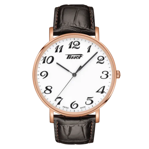 Everytime Large Rose Gold PVD / White / Strap