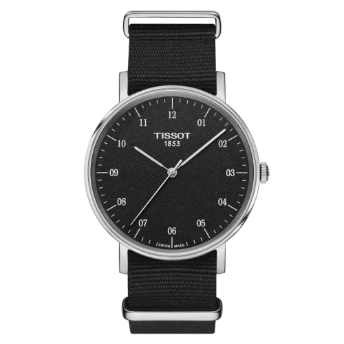 Everytime Medium Stainless Steel / Black / NATO