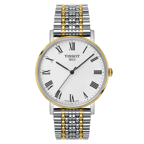 Everytime Medium Stainless Steel / Yellow Gold PVD / Silver / Strap