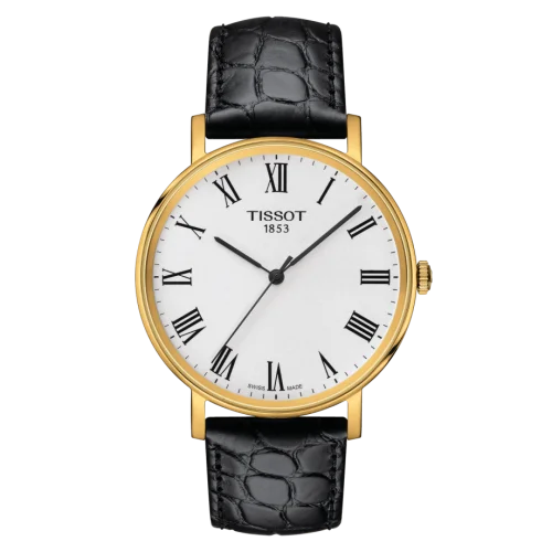 Everytime Medium Yellow Gold PVD / Silver / Strap