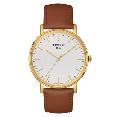Everytime Medium Yellow Gold PVD / Silver / Strap