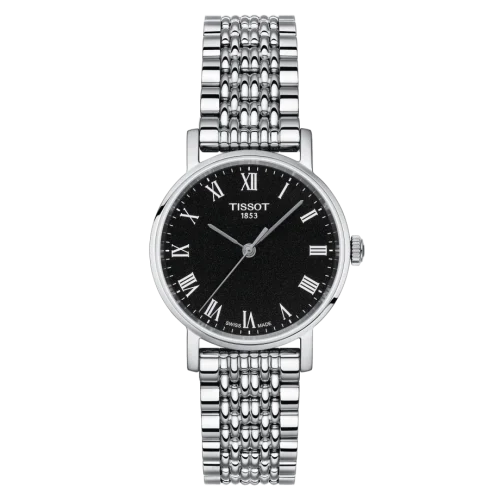 Everytime Small Stainless Steel / Black / Bracelet