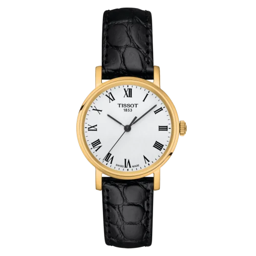 Everytime Small Yellow Gold PVD / Silver / Strap