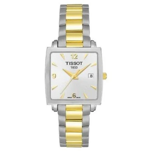 Everytime Square Stainless Steel / Yellow Gold PVD / Silver / Bracelet