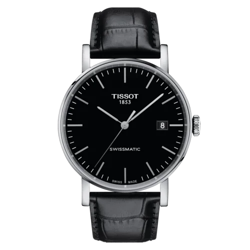 Everytime Swissmatic 41 Stainless Steel / Black / Strap