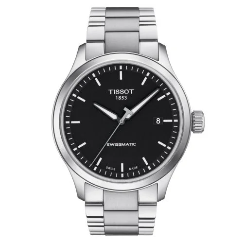 Gent XL Swissmatic Stainless Steel / Black / Bracelet