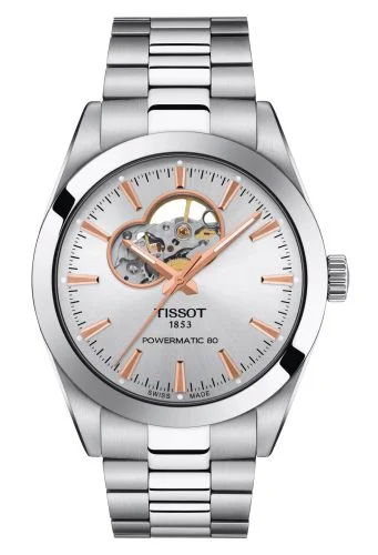 Gentleman Powermatic Open Heart Stainless Steel / Silver / Bracelet