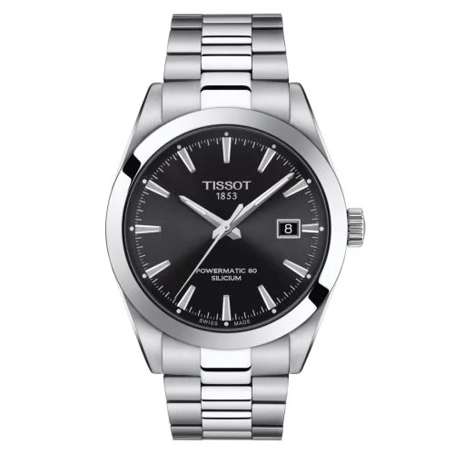 Gentleman Powermatic Stainless Steel / Black / Bracelet