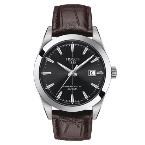 Gentleman Powermatic Stainless Steel / Black / Strap
