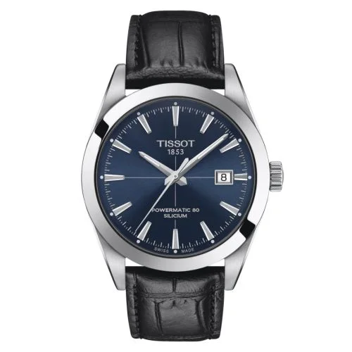 Gentleman Powermatic Stainless Steel / Blue / Strap