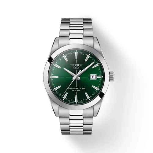 Gentleman Powermatic Stainless Steel / Green / Bracelet