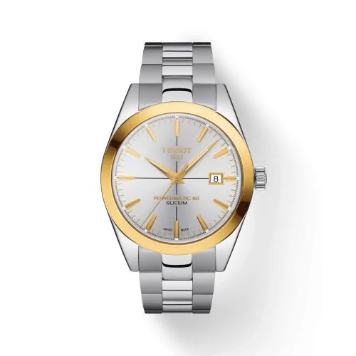 Gentleman Powermatic Stainless Steel - Yellow Gold / Silver / Bracelet