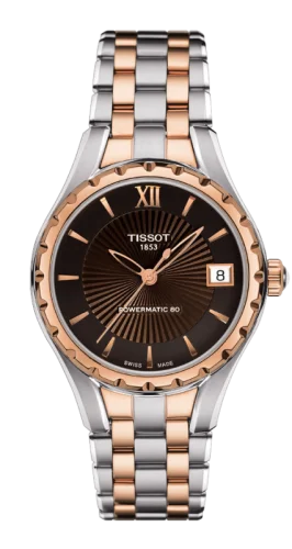 Lady 80 Automatic Stainless Steel / PVD Gold / Brown