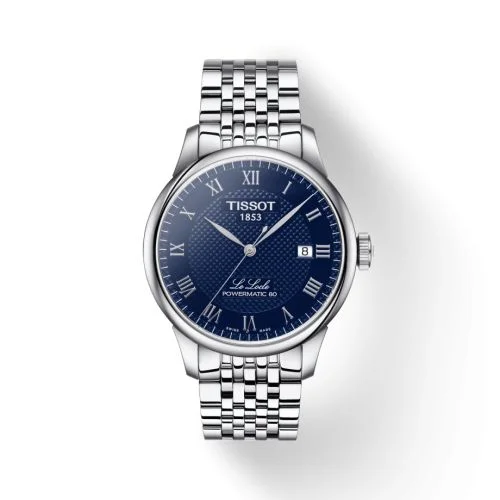 Le Locle Powermatic 80 39.3 Stainless Steel / Blue / Bracelet