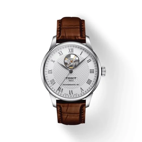 Le Locle Powermatic 80 Open Heart Stainless Steel / Silver